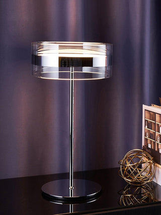 Lioreette Lampe de Table en Chrome Et Verre