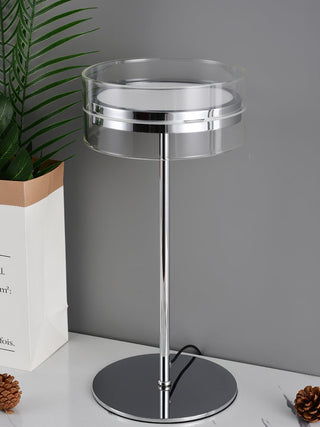 Lioreette Lampe de Table en Chrome Et Verre