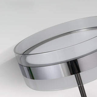 Lioreette Lampe de Table en Chrome Et Verre