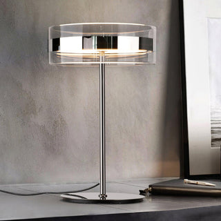 Lioreette Lampe de Table en Chrome Et Verre