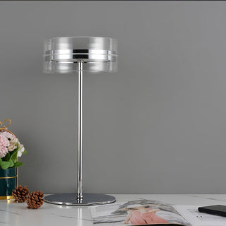 Lioreette Lampe de Table en Chrome Et Verre