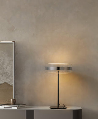 Lioreette Lampe de Table en Chrome Et Verre