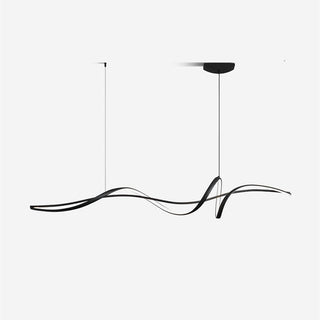 Aveline Suspension moderne LED Wave noire-Luire