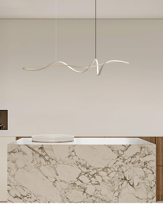 Aveline Suspension moderne LED Wave noire-Luire