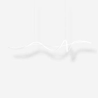 Aveline Suspension moderne LED Wave noire-Luire