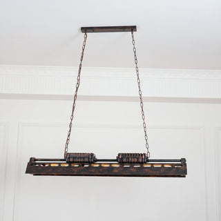 Lustra Lustre Cadre Rectangulaire Industriel-Luire