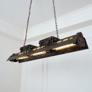 Lustra Lustre Cadre Rectangulaire Industriel-Luire