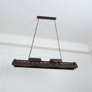 Lustra Lustre Cadre Rectangulaire Industriel-Luire