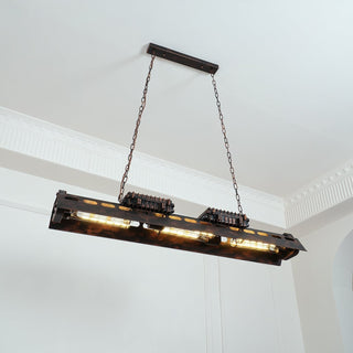 Lustra Lustre Cadre Rectangulaire Industriel-Luire