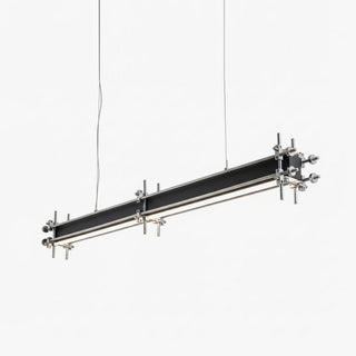 Industrial Axis Linear Pendant Lamp-Neutral Decor