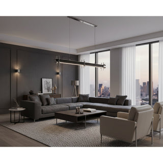 Industrial Axis Linear Pendant Lamp-Neutral Decor