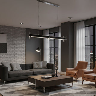Industrial Axis Linear Pendant Lamp-Neutral Decor