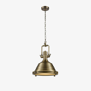 Solara Lampe Suspendue en Laiton Industrielle