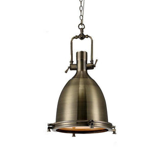 Solara Lampe Suspendue en Laiton Industrielle
