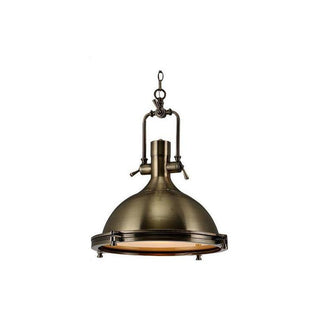 Solara Lampe Suspendue en Laiton Industrielle
