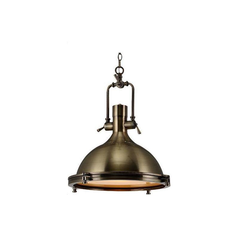 Alvora Lampe Suspendue en Laiton Industrielle