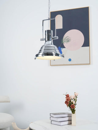 Solara Lampe Suspendue en Laiton Industrielle