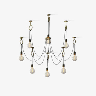 Lustra Lustre Industrial Spider Bulb Hanging-Luire