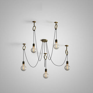Lustra Lustre Industrial Spider Bulb Hanging-Luire