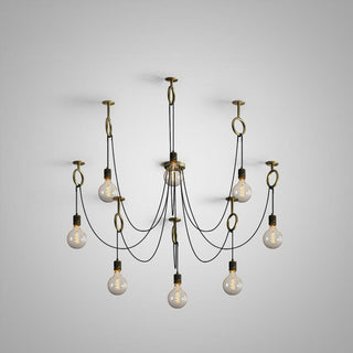 Lustra Lustre Industrial Spider Bulb Hanging-Luire