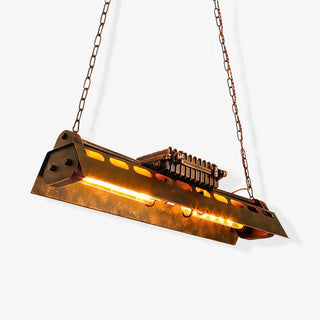 Lustra Lustre Cadre Rectangulaire Industriel-Luire