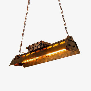 Lustra Lustre Cadre Rectangulaire Industriel-Luire