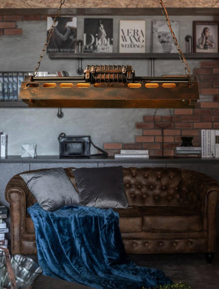 Lustra Lustre Cadre Rectangulaire Industriel-Luire