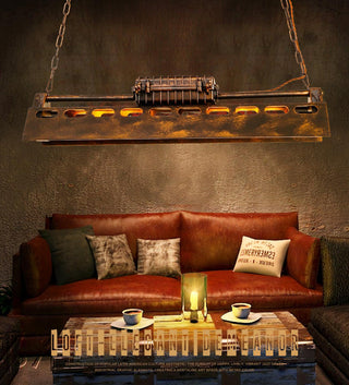 Lustra Lustre Cadre Rectangulaire Industriel-Luire