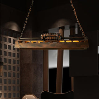 Lustra Lustre Cadre Rectangulaire Industriel-Luire