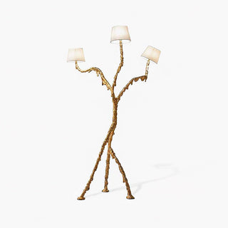 Dendria Lampadaire à Trois Bras Sculptural