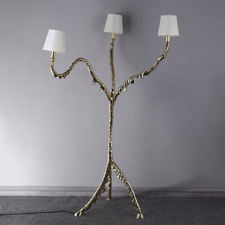 Dendria Lampadaire à Trois Bras Sculptural