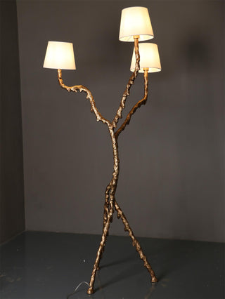 Dendria Lampadaire à Trois Bras Sculptural