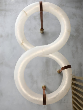 Althaen Lustre Albâtre Marron Luxe Postmoderne