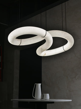 Althaen Lustre Albâtre Marron Luxe Postmoderne