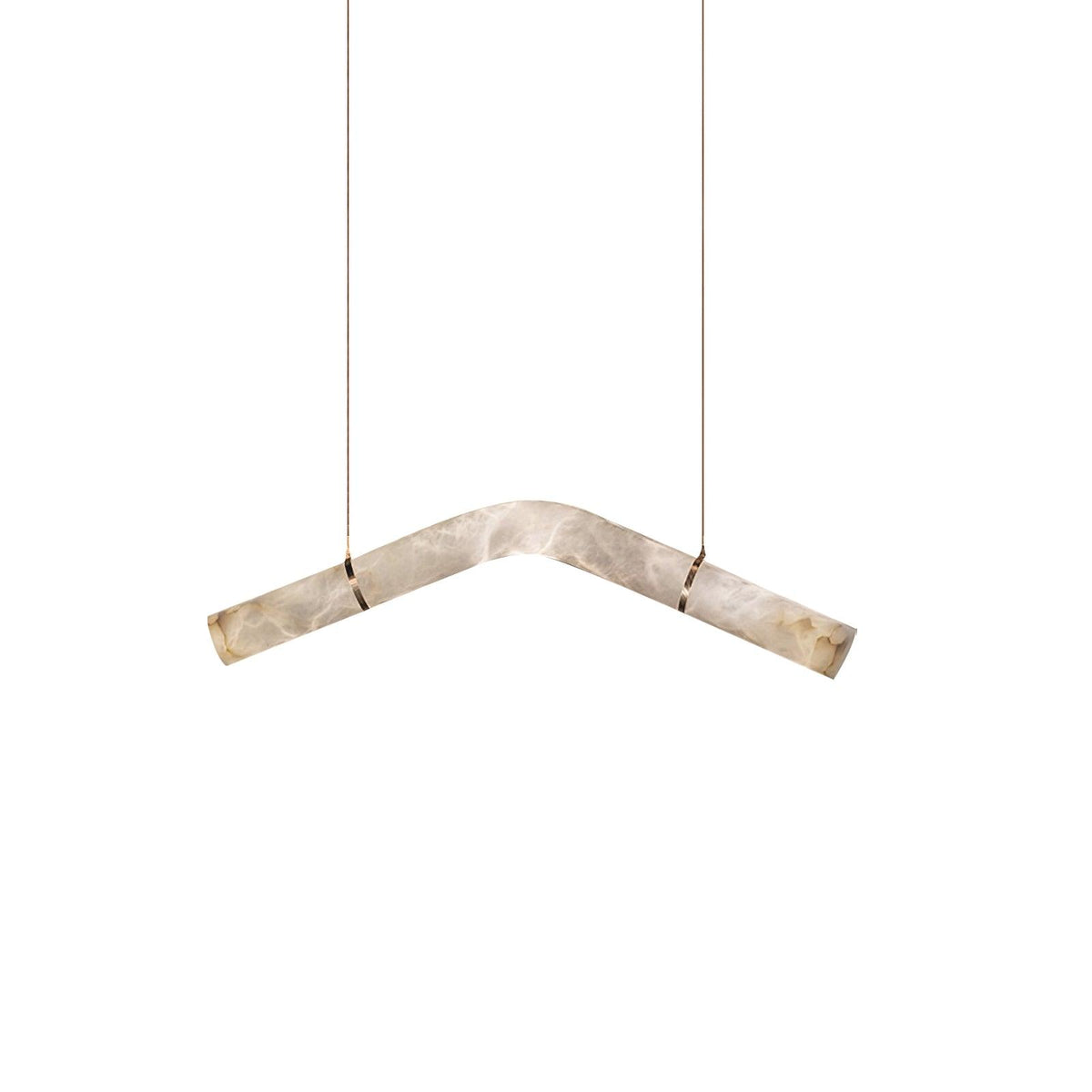 Utalyra Suspension en Albâtre Courbée