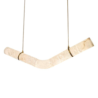 Luste Lampe Suspendue À Boucle Fermée en Albâtre
