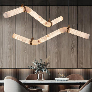 Utalyra Suspension en Albâtre Courbée