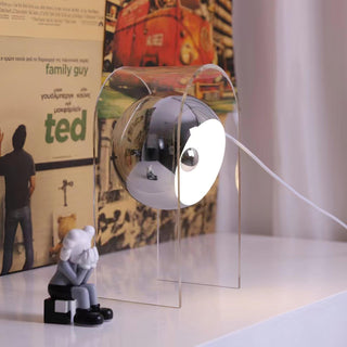 Tynza Lampe de Table en Acier Futuriste