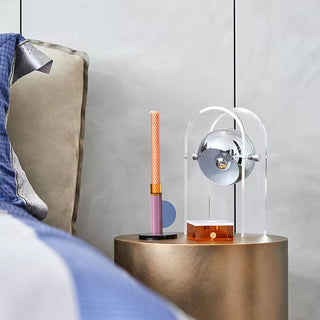 Tynza Lampe de Table en Acier Futuriste