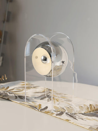 Tynza Lampe de Table en Acier Futuriste