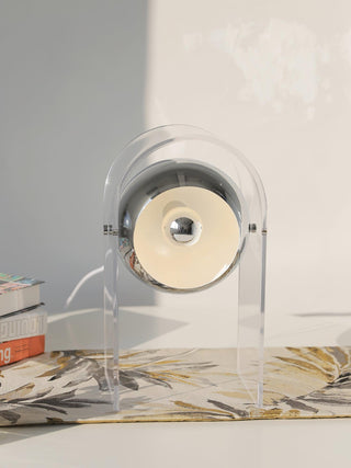 Tynza Lampe de Table en Acier Futuriste