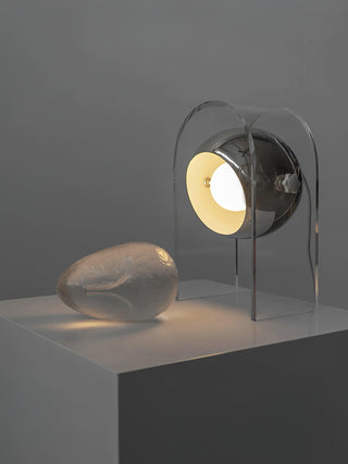 Tynza Lampe de Table en Acier Futuriste