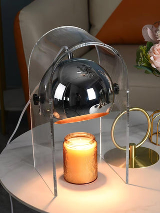 Tynza Lampe de Table en Acier Futuriste