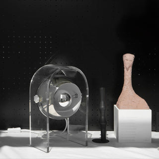 Tynza Lampe de Table en Acier Futuriste