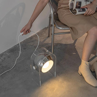 Tynza Lampe de Table en Acier Futuriste