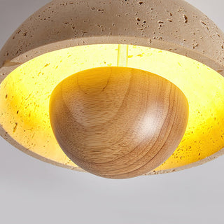 Arinisra Champignon Forme Travertin Plafonnier