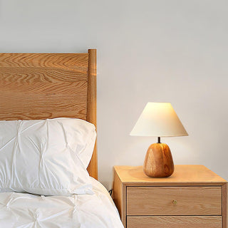 Syloraya Lampe de Table en Bois Moderne
