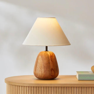 Syloraya Lampe de Table en Bois Moderne