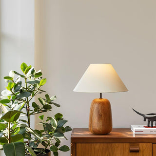 Syloraya Lampe de Table en Bois Moderne