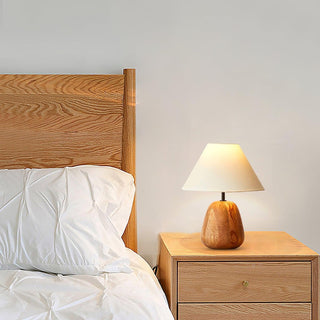 Syloraya Lampe de Table en Bois Moderne